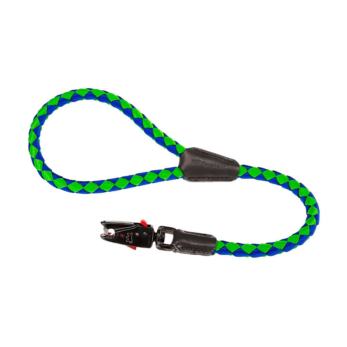 Guinzaglio Twist 60CM VERDE E BLU
