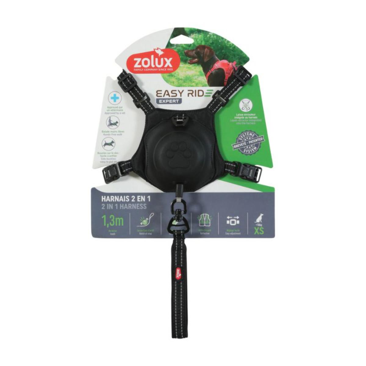 Zolux Pettorina per Cani Easyride Nera XS