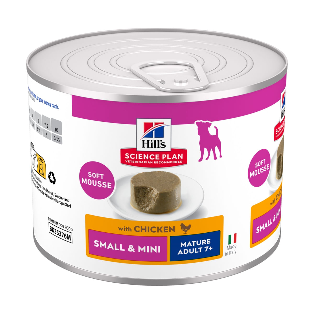 Hill's Science Plan Small&Mini Senior Lattina Multipack 12x200G POLLO