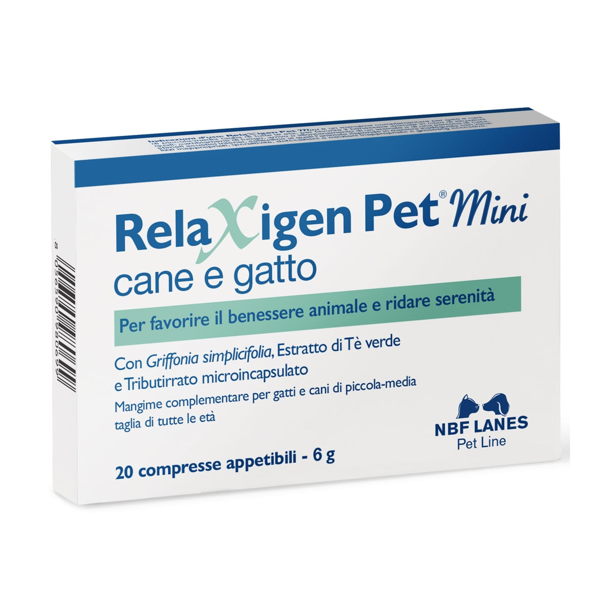 Relaxigen Pet Mini Mangime Complementare per Cane e Gatto