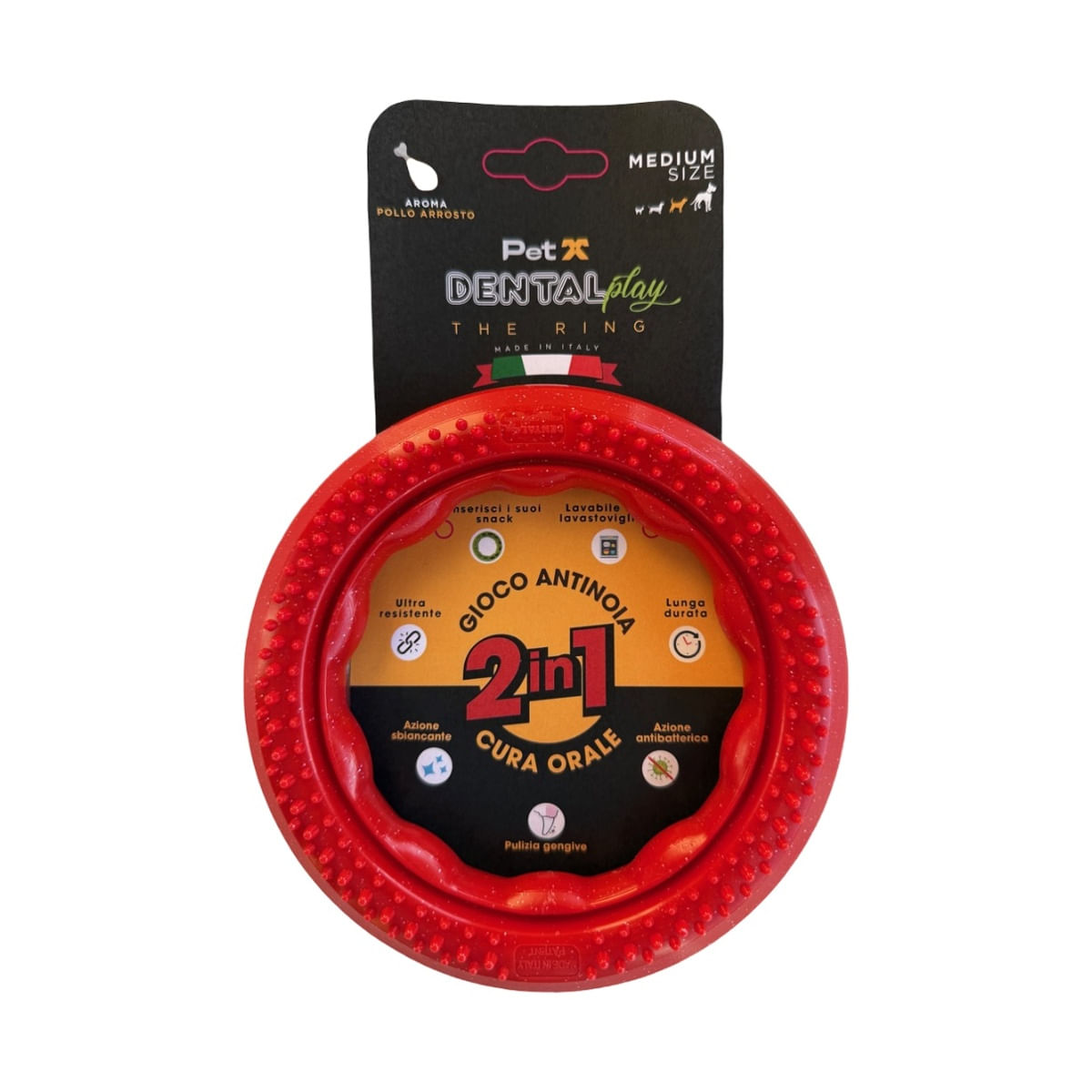 Pet X Gioco Cane Dental Play The Ring Medium
