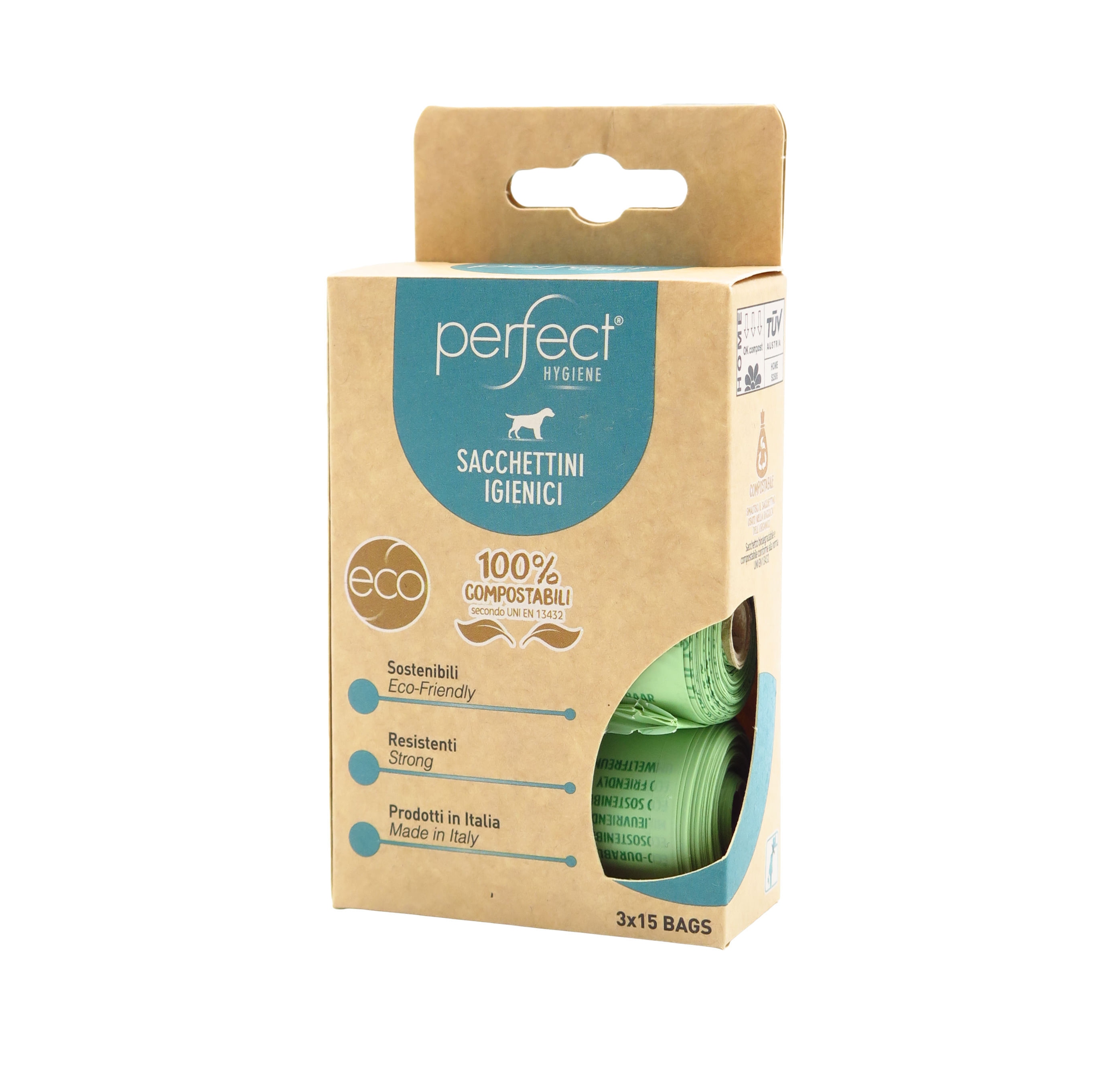 Perfect Sacchettini Igienici Compostabili 3X15
