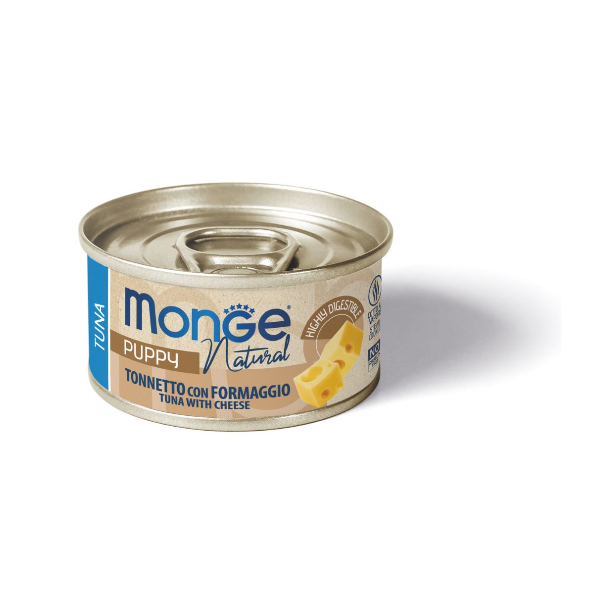 Monge Puppy Natural Lattina Multipack 24x95g TONNO CON FORMAGGIO