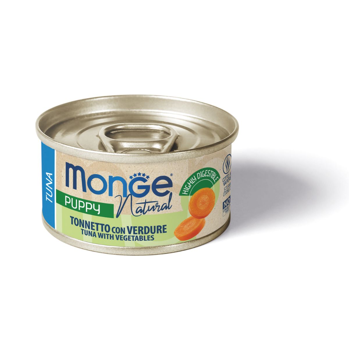 Monge Puppy Natural Lattina Multipack 24x95g TONNO CON VERDURE