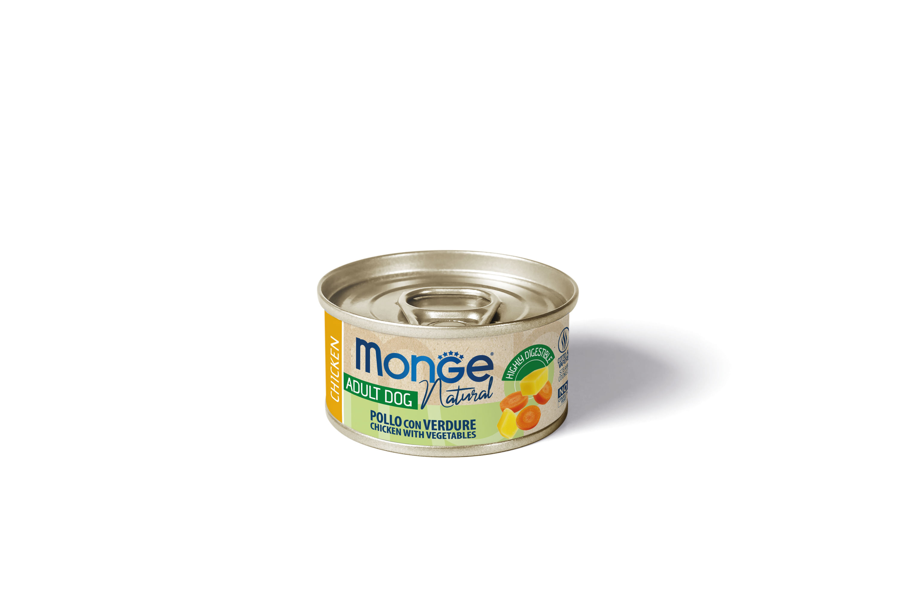 Monge Natural Premium Food Dog Lattina Multipack 24x95G POLLO CON VERDURE