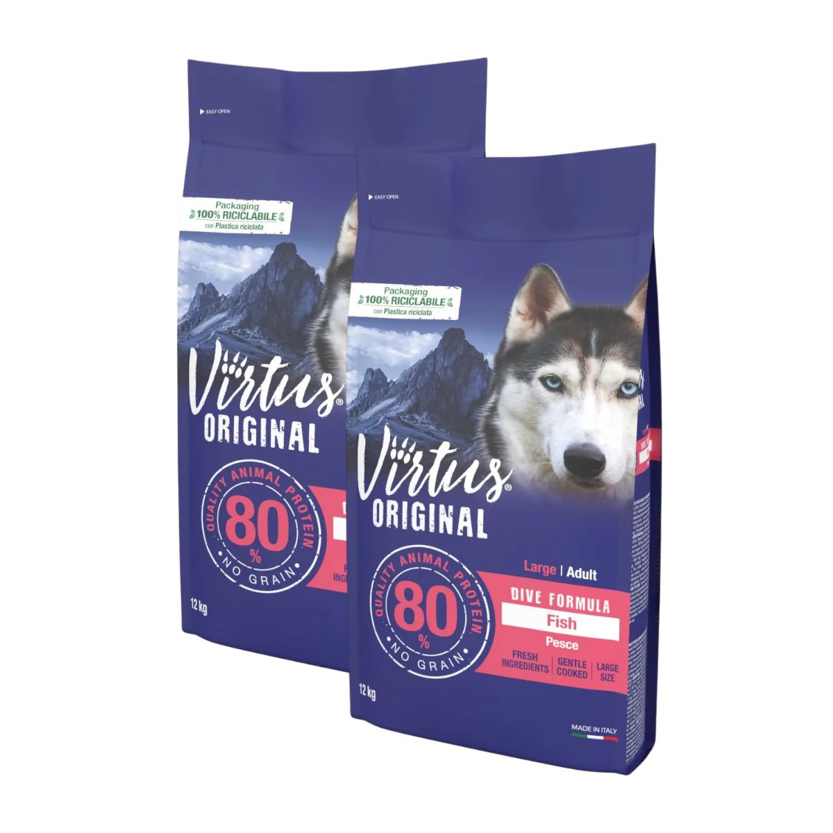 Virtus Dog Large Adult Dive Formula KIT RISPARMIO 2X12KG