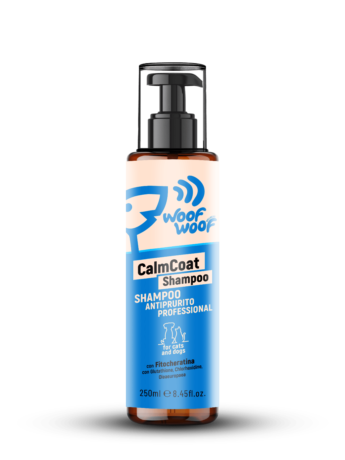 Woof Woof Calmcoat Shampoo Cane e Gatto