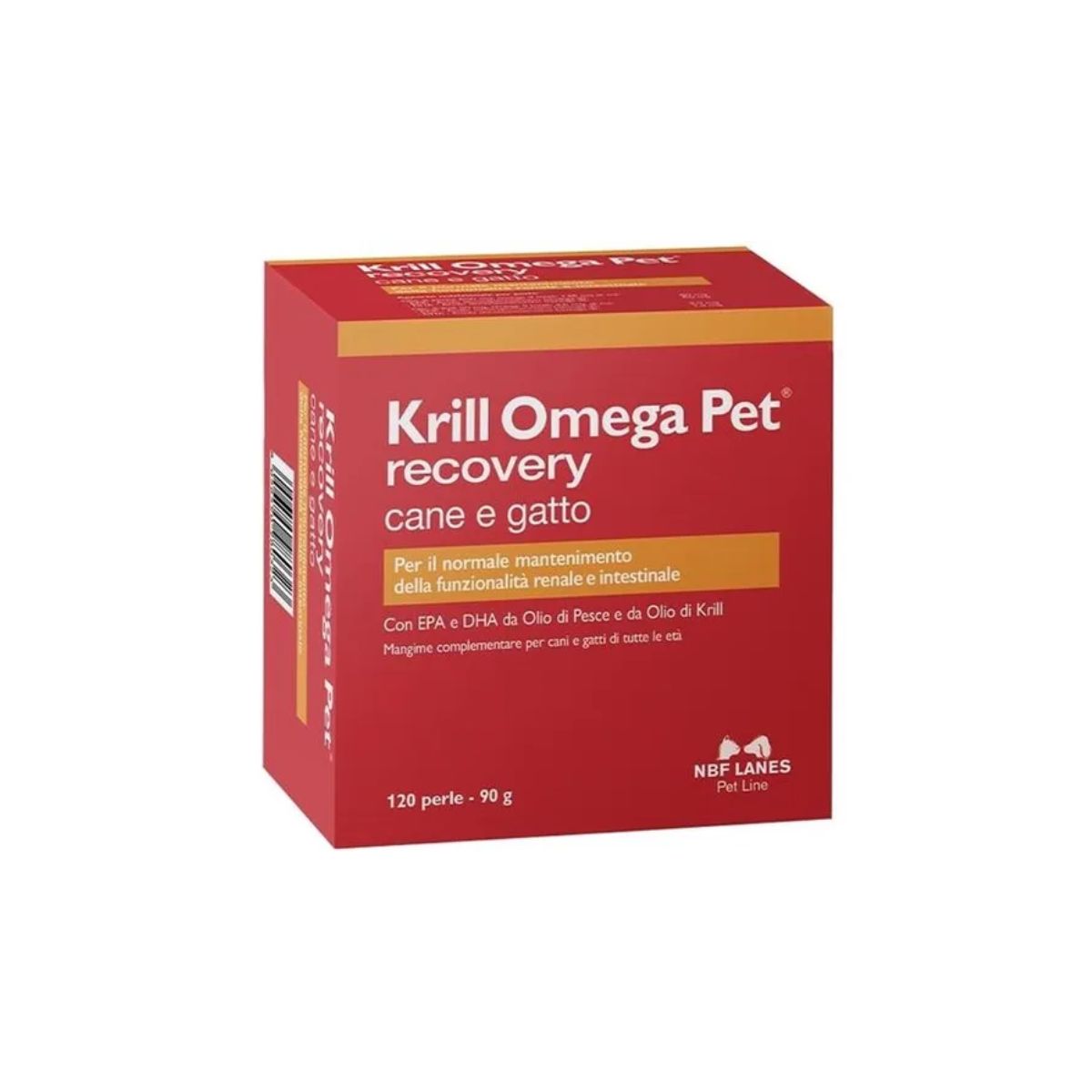 Krill Omega Pet Mangime Complementare Cane e Gatto 120 PERLE
