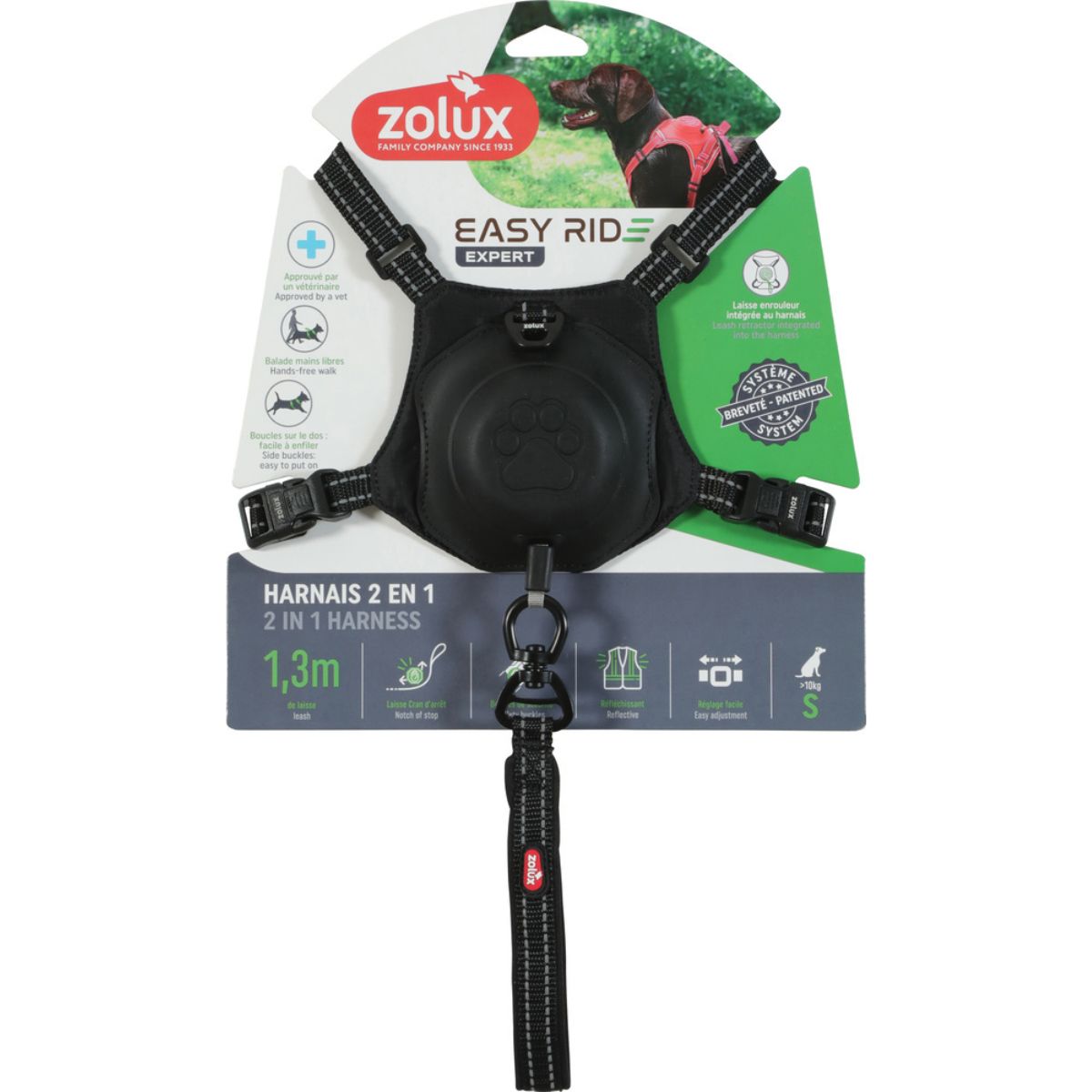 Zolux Pettorina per Cani Easyride Nera S