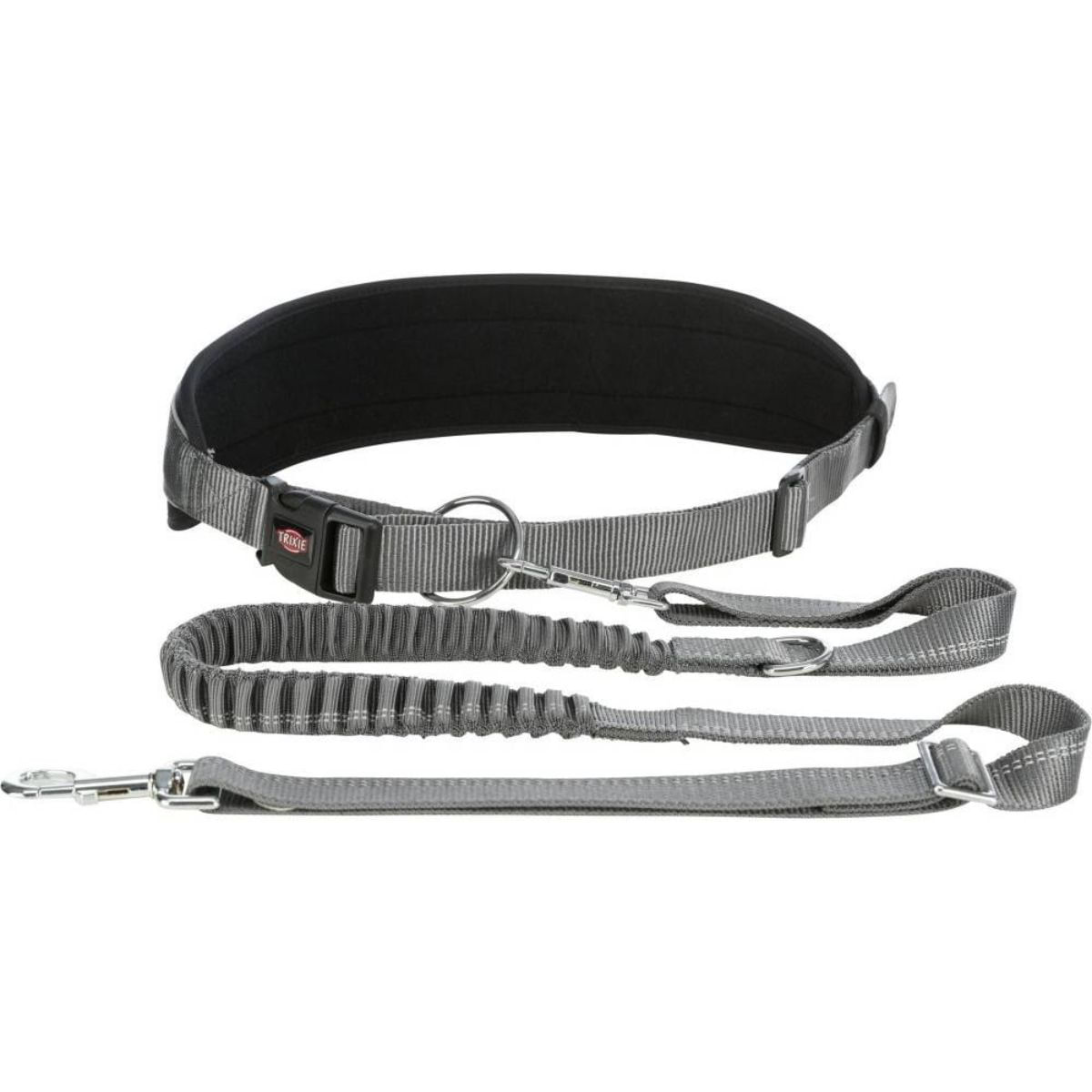 Trixie Cane Cintura In Vita Con Guinzaglio Nero