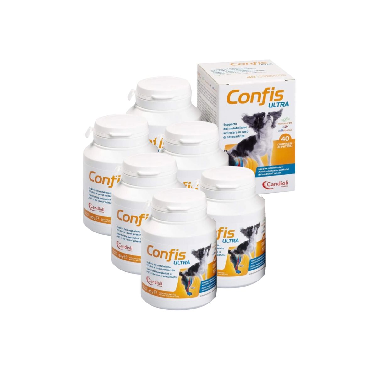 Confis Ultra Mangime Complementare Dietetico per Cani KIT RISPARMIO 240CP
