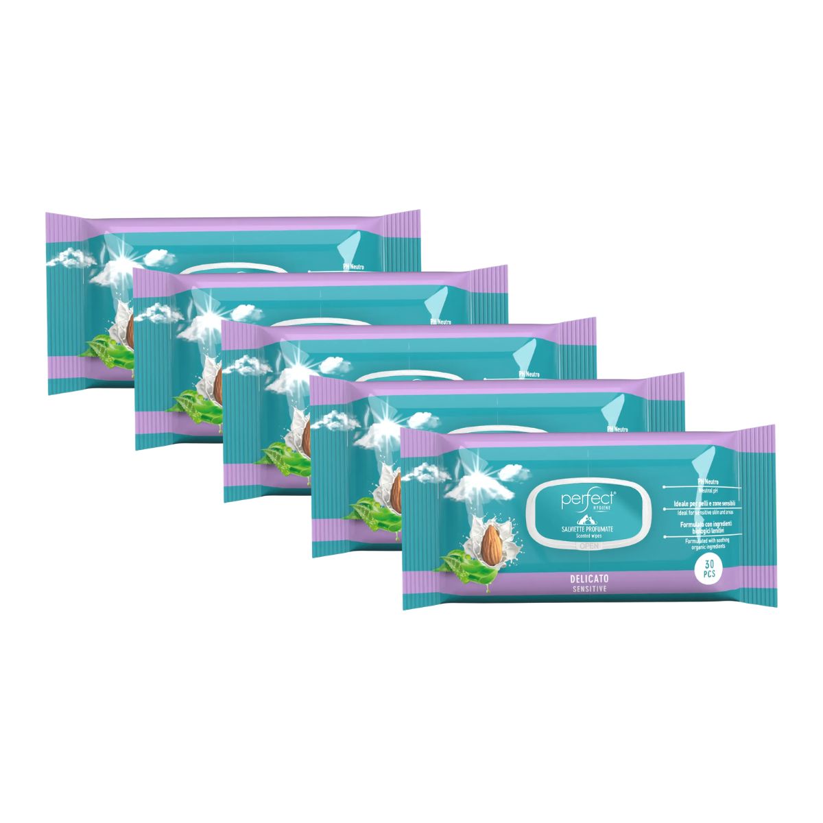 Perfect Hygiene Salviette per Cane Sensitive KIT RISPARMIO 150PZ