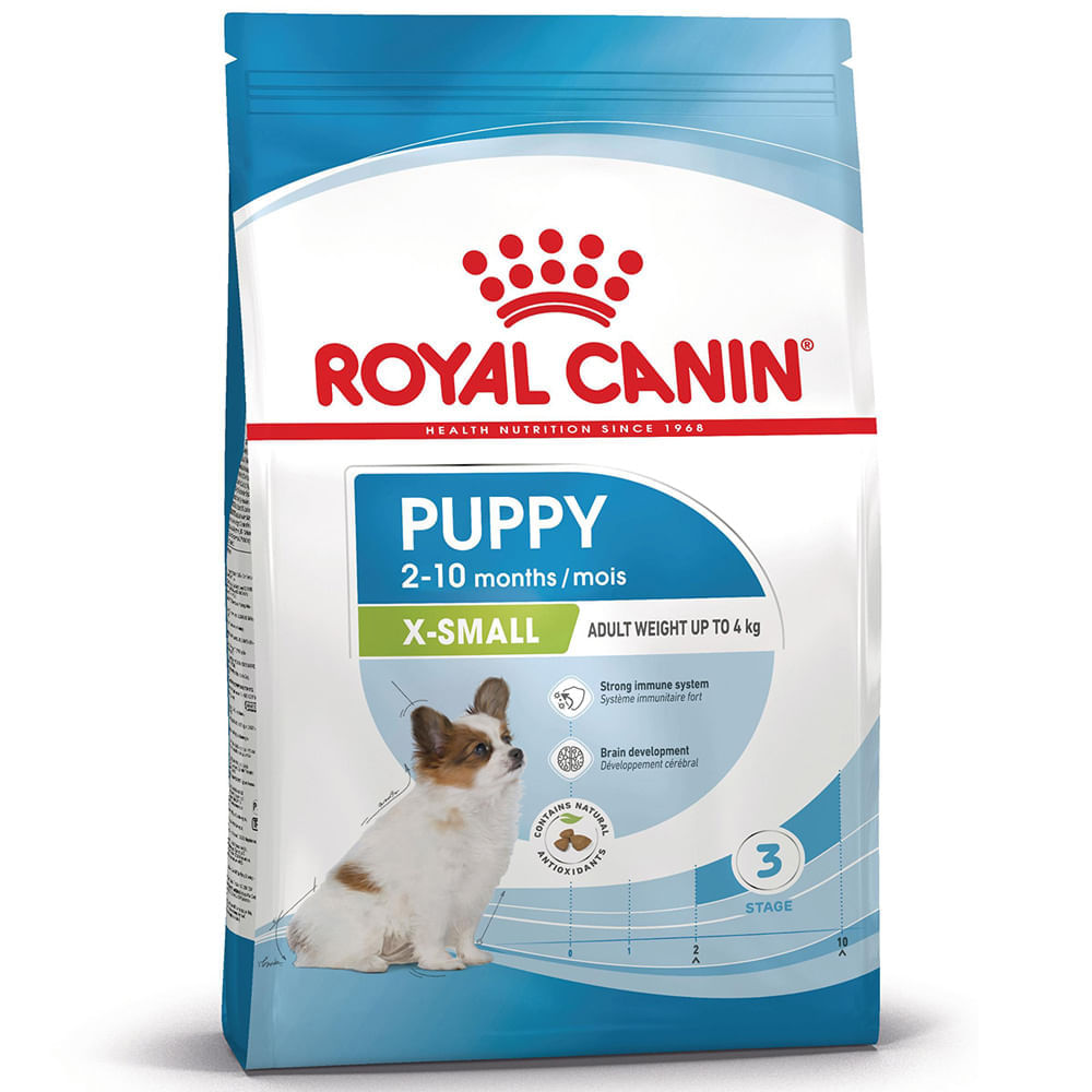 Royal Canin X Small Puppy Alimento completo per cuccioli di taglia XS Fino a 10 mesi di età 500G