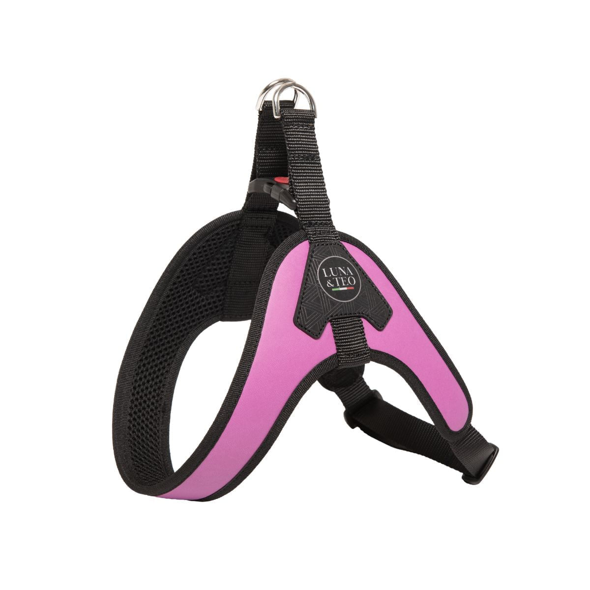 Luna&Teo Pettorina Regolabile Petite Luxe Rosa Scuro TAGLIA 2 36-39CM