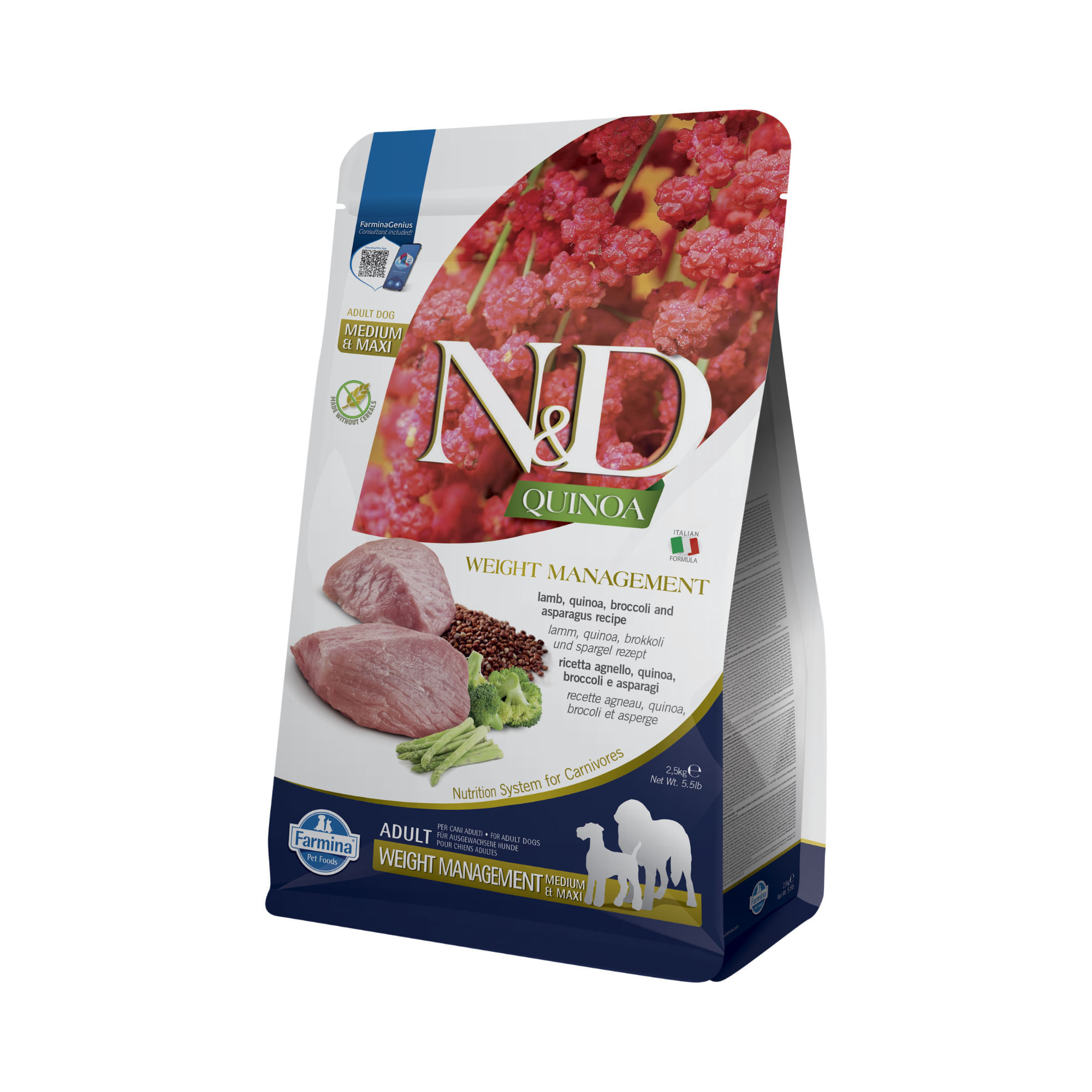 N&D Weight Management Adult Agnello Quinoa