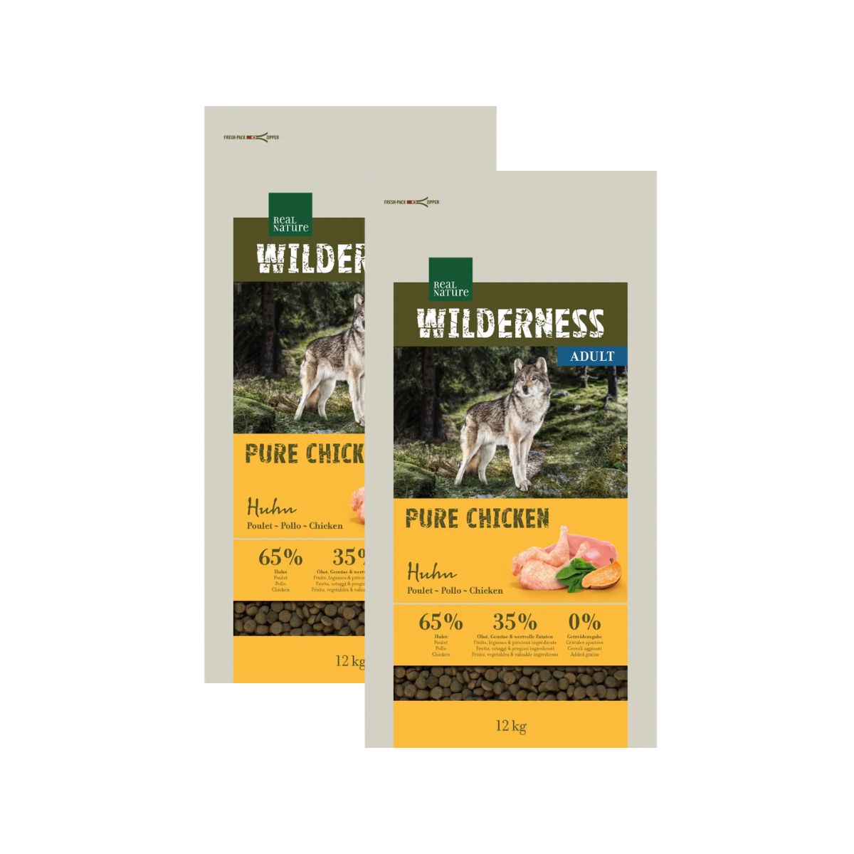 Real Nature Wilderness Purè Adult Pollo KIT 2X12KG