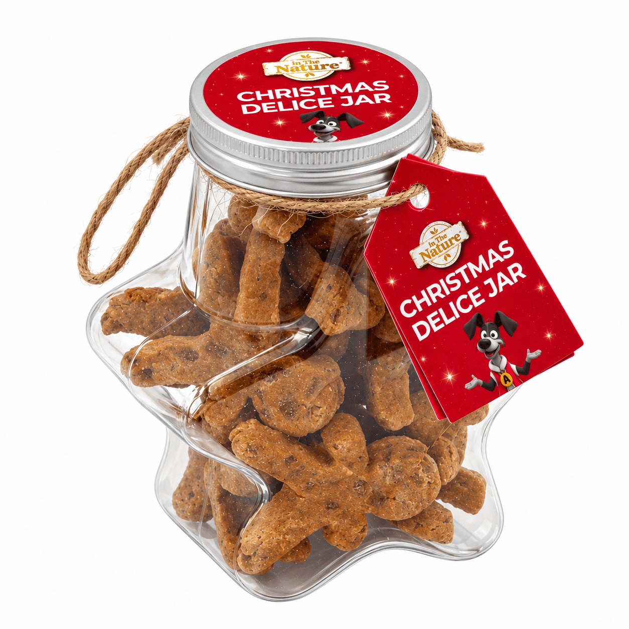 Barattolo Biscotti di Natale per Cane In The Nature